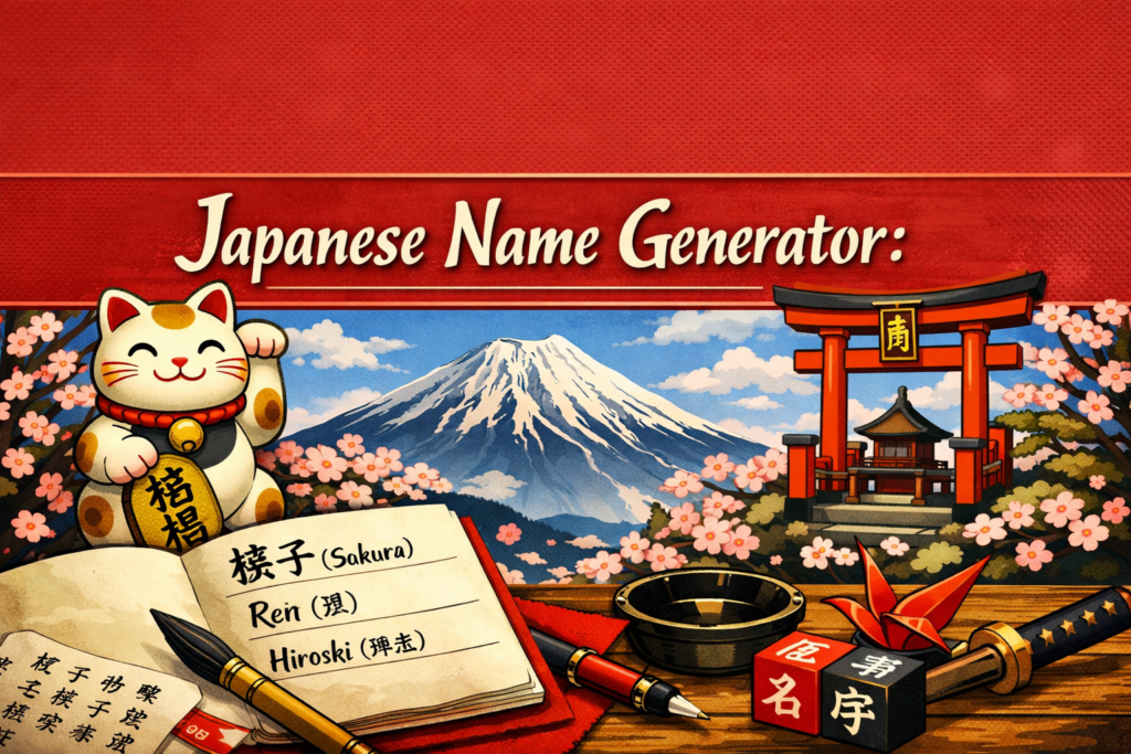 Japanese Name Generator